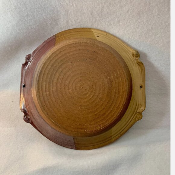 Christopher LF99 Studio Pottery Bowl 11" Hand Painted Stoneware Ovenware Rustic - Picture 2 of 5